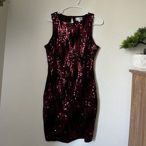 Velvet sequin dress